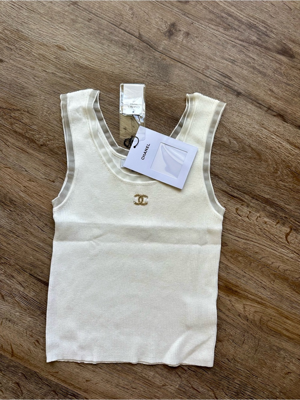 CHANEL white top